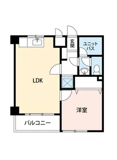 グレース代々木【1階】の間取り