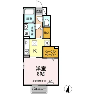 群馬県前橋市表町1【アパート】の間取り