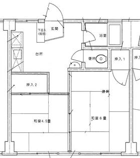 県庁前第一ビル (ペット相談可)【5階】の間取り