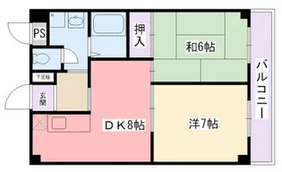 兵庫県西宮市笠屋町【マンション】の間取り