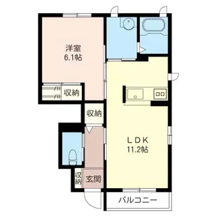 ルミナス【1階】の間取り