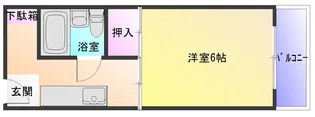 山田ビル【4階】の間取り