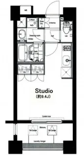 コンフォリア麻布十番【6階】の間取り