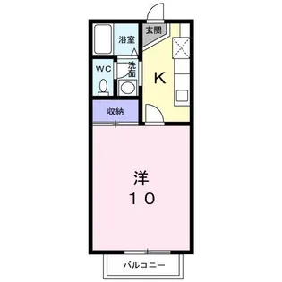 an D【1階】の間取り