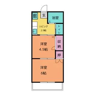 シェルテ【2階】の間取り