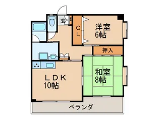 ディモ-ラ東山【3階】の間取り