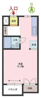 ホワイトシャトレ梅田【4階】の間取り