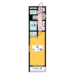 M&Mコガネ【2階】の間取り
