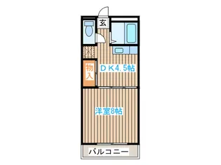 八幡レジデンス【2階】の間取り