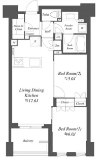 プライマル練馬豊島園【3階】の間取り