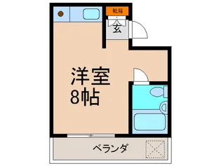 服部ハイツ【2階】の間取り