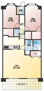 よこすか海辺ニュータウンソフィアシンシティ【2階】の間取り