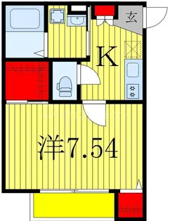 MQuarto柏II【2階】の間取り
