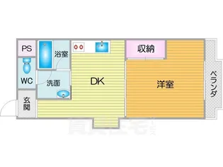 グリーンコート一番館【1階】の間取り