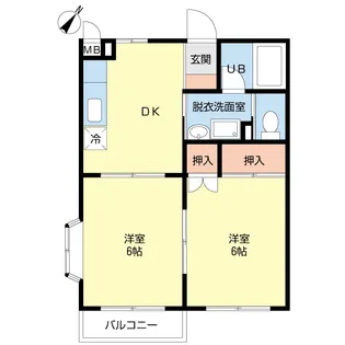 パルームSS【2階】の間取り