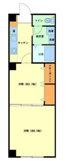 レジデンスカープ茂原【4階】の間取り