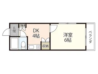 K.ishida【5階】の間取り