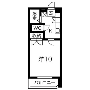 サンライズファミリア II【2階】の間取り