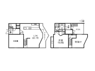 グランエターナ京都【10階】の間取り