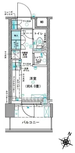 東京都北区赤羽南2【マンション】の間取り