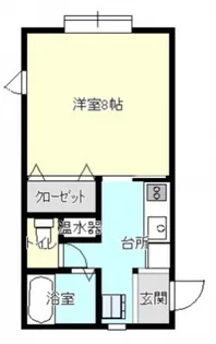 飛鳥ハイツ【2階】の間取り