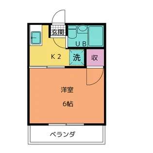 アネックスA【1階】の間取り