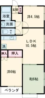 ハイツグロリア【2階】の間取り