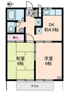 東京都練馬区三原台1【アパート】の間取り