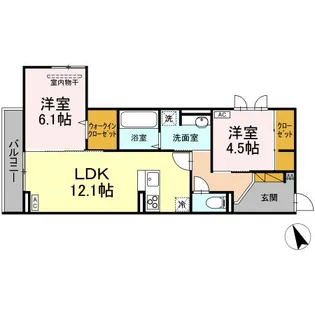 D s LIEN (ディ-ズリアン)B【3階】の間取り