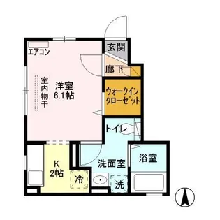 ディアコート【1階】の間取り