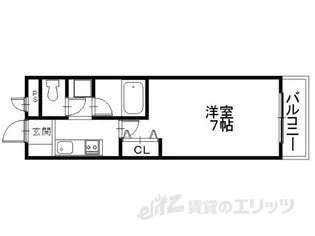 アドニス・ベルロード2【1階】の間取り
