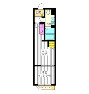 東京都練馬区桜台4【マンション】の間取り