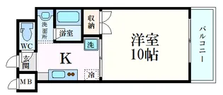 グレイシャス五日市【14階】の間取り