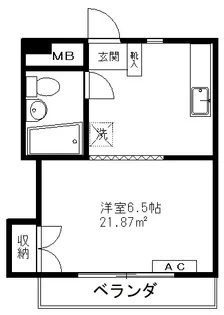 ロイヤルアベニュー【3階】の間取り