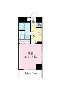 コーポ芝公園【2階】の間取り