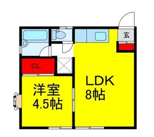 千葉県柏市今谷上町【アパート】の間取り