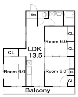 Prendre Liberty【2階】の間取り