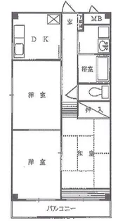 クレールKANEKO【3階】の間取り