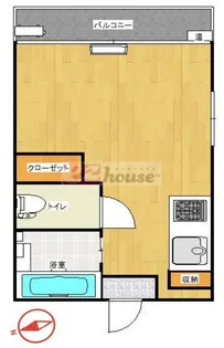東京都中野区中野5【マンション】の間取り