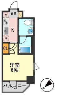 BPRレジデンス青砥【2階】の間取り