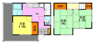 千葉県千葉市中央区塩田町【一戸建】の間取り