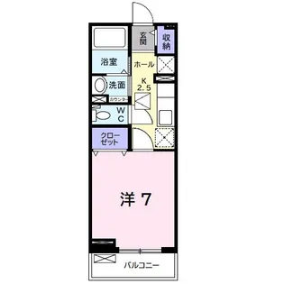 ディアコート【1階】の間取り