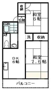 ハウスキッポーニ【1階】の間取り