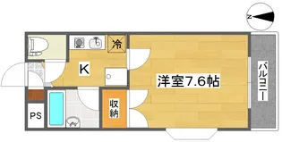 1Kの間取り画像