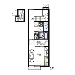 レオパレス瀬戸内【2階】の間取り