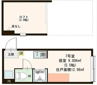 東京都練馬区氷川台3【アパート】の間取り