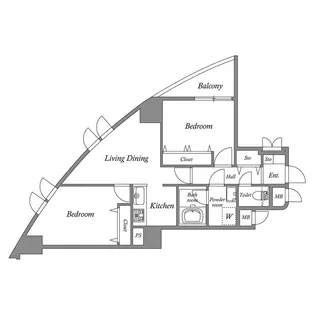 オーパスホームズ白山【7階】の間取り