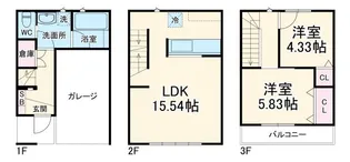 埼玉県ふじみ野市福岡武蔵野【一戸建】の間取り