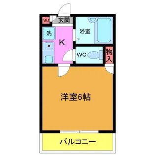 セントリバーハイム【2階】の間取り