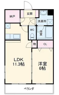 コンフォートマエジマ【2階】の間取り